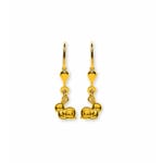 Ohrhänger 750/18 K Gelbgold, Schnecke