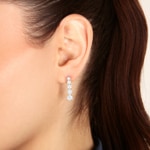 Ohrhänger 750/18 K Roségold mit Diamanten 0.75 ct H/si - OR-69613-RG