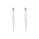 Drop Earrings 750/18 K White Gold - 11824GR