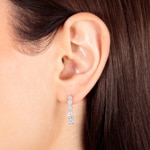 Ohrhänger 750/18 K Weissgold mit Diamanten 0.50 ct H/si - OR-69612-WG