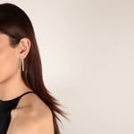 Ohrhänger 750/18 K Weissgold mit Zirkonia - PE03875-1-WG