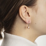 Ohrhänger 750/18 K Weissgold, Süsswasser-Kulturperle - 1268.02339/0001