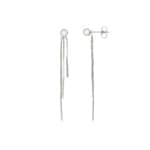 Drop Earrings 925 Silver rhodium-plated 46mm - 335481