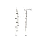 Ohrhänger 925 Silber rhodiniert 49mm - 335468