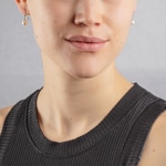 Ohrhänger 925 Silber rhodiniert mit Süsswasserzuchtperle Ø 7mm - 335504