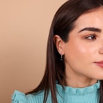 Drop Earrings 925 Silver rhodium-plated with Tahitian Pearl Ø 8mm - 335041