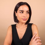 Boucles d'oreilles or bicolore 750/18 ct electroformée - 9544JG