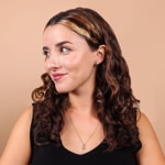 Boucles d'oreilles or bicolore 750/18 ct electroformée - 9545JG