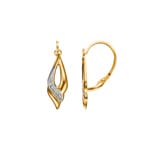 Boucles d'oreilles or jaune 750/18 ct - 8387
