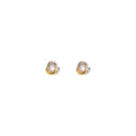 Earrings 750/18 K Three-tone Gold - 28AA686T