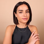 Ohrringe 750/18 K Weissgold galvanisiert - 9573G