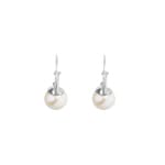 Boucles d'oreilles or gris 750/18 ct avec perle de culture d'eau douce Ø 7mm - 8264.1GP