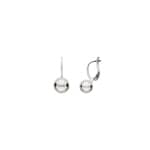 Boucles d'oreilles creux Argent 925 rhodié Ø 9mm
