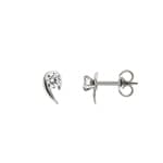 Ohrstecker 375/9 K Weissgold mit Zirkonia