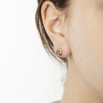 Ohrstecker 750/18 K Bicolor Ø 8.0mm  - 1563.03683/0001