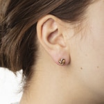 Ohrstecker 750/18 K Bicolor Ø 8.0mm  - 1563.03683/0001