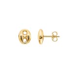 Stud Earrings 750/18 K Yellow Gold 6.5mm