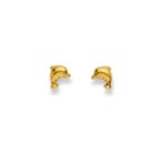 Ohrstecker 750/18 K Gelbgold, Delfin