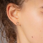 Ohrstecker 750/18 K Gelbgold Herz - 24706