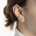 Ohrstecker 750/18 K Gelbgold Herz - 1163.02084/0007