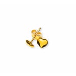 Ohrstecker 750/18 K Gelbgold, Herz