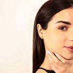 Stud Earrings 750/18 K Yellow Gold Hollow Sphere Ø 8mm - 194081.6