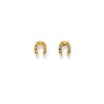 Ohrstecker 750/18 K Gelbgold, Hufeisen