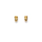 Ohrstecker 750/18 K Gelbgold, Katze