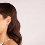 Stud Earrings 750/18 K Yellow Gold with Diamonds 0.15 ct H/si, Butterfly - OR-15270-GG