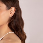 Ohrstecker 750/18 K Gelbgold mit Diamanten 0.23 ct H/si - OR-49512-02-GG