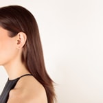 Ohrstecker 750/18 K Gelbgold mit grünen Granaten - OR-72855-TSA-GG