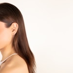 Stud Earrings 750/18 K Yellow Gold with Mother of Pearl, Cross - 148591.6NC