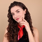 Ohrstecker 750/18 K Gelbgold mit Rubin - 28SA731BR