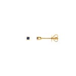 Ohrstecker 750/18 K Gelbgold mit Saphiren