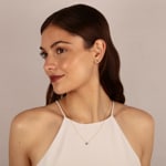 Clous d'oreilles or jaune 750/18 ct avec émeraude poire et diamants 0.09 ct H/si - OR-46611-SMA-GG