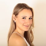 Ohrstecker 750/18 K Gelbgold mit Süsswasserzuchtperlen & Zirkonia - 321151.6ZGG