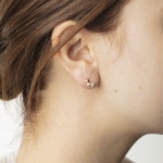 Ohrstecker 750/18 K Gelbgold mit Zirkonia - 1162.02998/0001