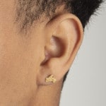 Ohrstecker 750/18 K Gelbgold Motorrad - 1163.01154/0003