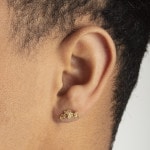 Ohrstecker 750/18 K Gelbgold, Motorrad - 1163.02948/0002