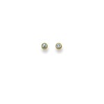 Ohrstecker 750/18 K Gelbgold Ø 3.0 mm mit Zirkonia - 1162.02089/0005