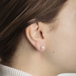 Ohrstecker 750/18 K Gelbgold mit Süsswasser-Kulturperle Ø 6.0mm - 1162.03235/0001