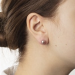 Ohrstecker 750/18 K Gelbgold Ø 7.5mm, Süsswasser-Kulturperle - 1162.03021/0001