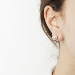 Ohrstecker 750/18 K Gelbgold mit Süsswasser-Kulturperle Ø 8.5mm - 1162.02946/0001