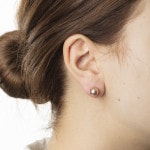 Ohrstecker 750/18 K Gelbgold mit Süsswasser-Kulturperle Ø 8.5mm - 1162.02949/0001