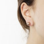 Ohrstecker 750/18 K Gelbgold mit Süsswasser-Kulturperle Ø 8.5mm - 1162.02949/0001