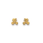 Ohrstecker 750/18 K Gelbgold, Radfahrer