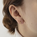 Clous d'oreilles or jaune 750/18 ct, Saxophone  - 1163.02233/0003