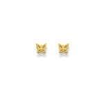 Ohrstecker 750/18 K Gelbgold, Schmetterling