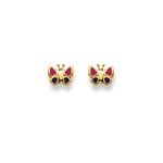 Ohrstecker 750/18 K Gelbgold, Schmetterling