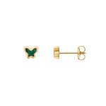 Ohrstecker 750/18 K Gelbgold Schmetterling